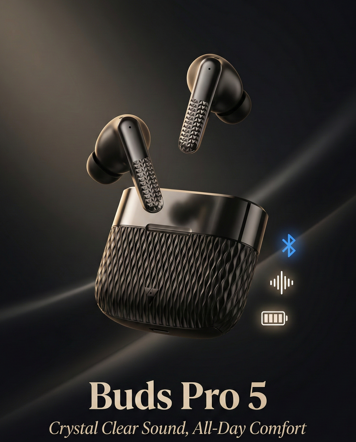 Buds Pro 5 ANC/ENC – Long Battery Life Wireless Earbuds